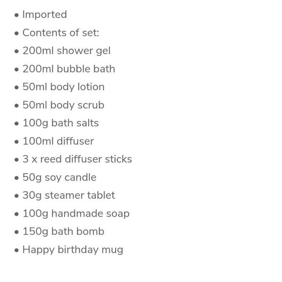 LOVERY Bath and Spa Birthday Gift Set - Picture 13 of 14